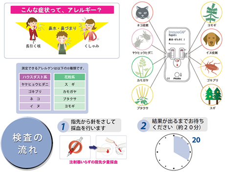 ［イムノキャップラピッドによる検査］